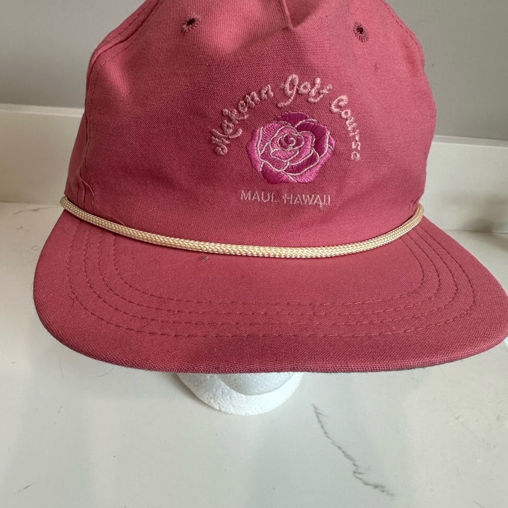 Hawaii pink golf hat